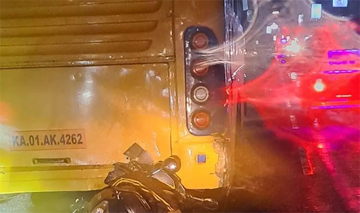 scooter- Bus accident 